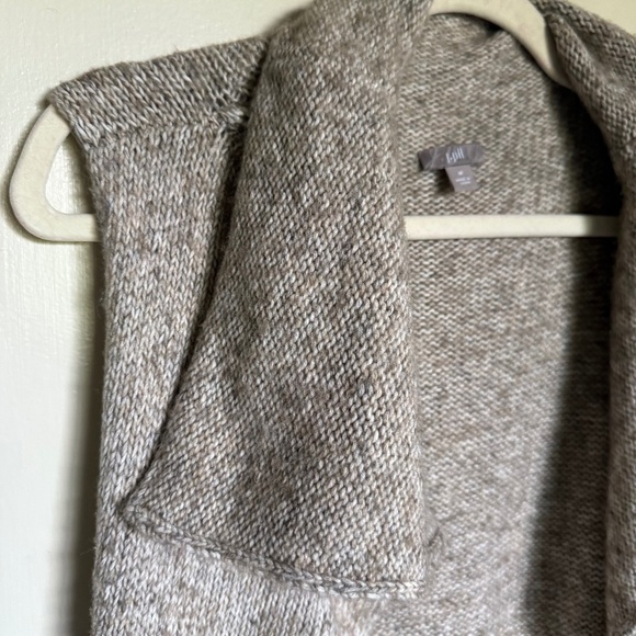J. Jill Chunky Open Front Knit Sweater Vest Size Medium - Picture 2 of 7